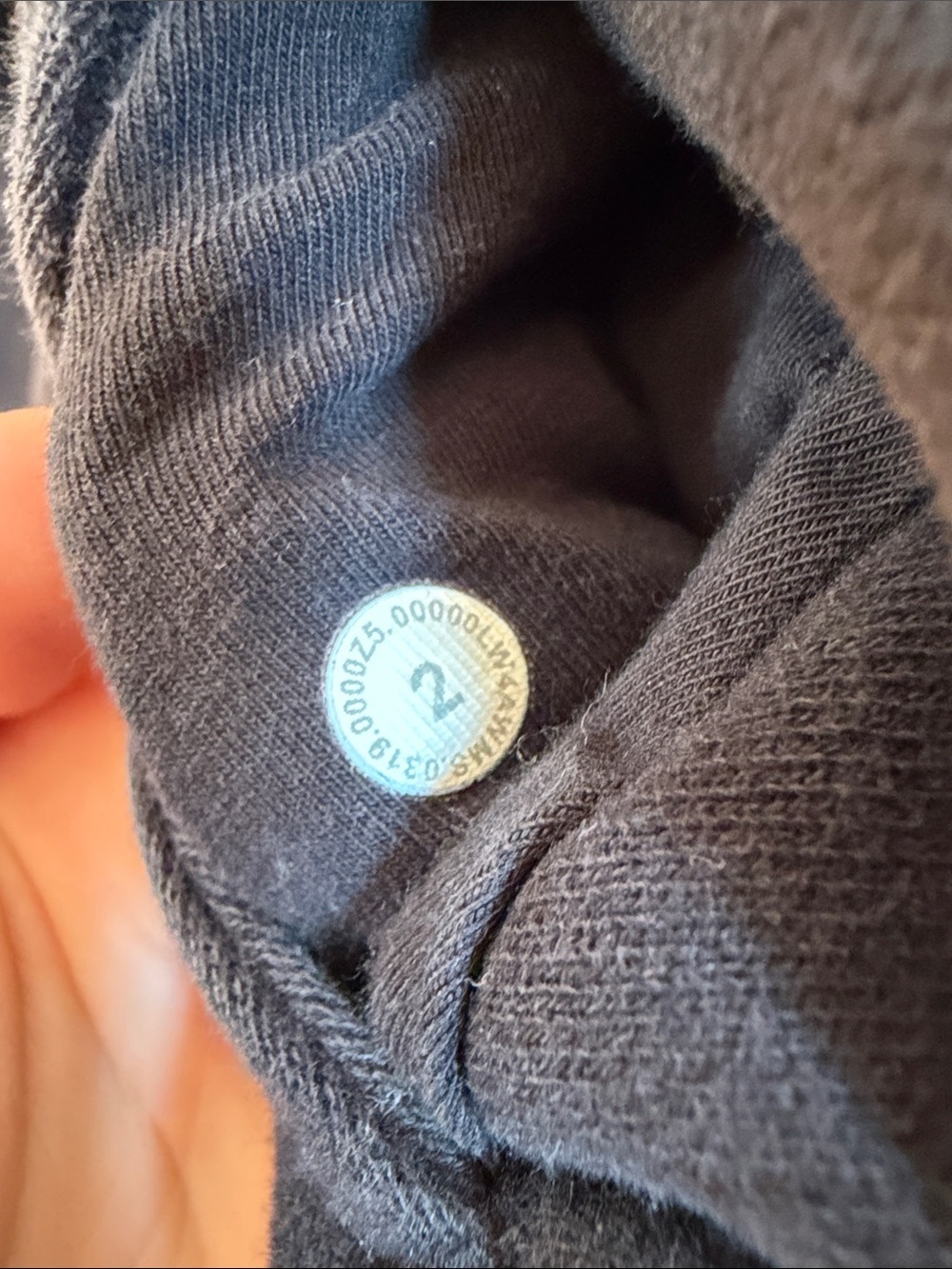 lululemon athletica Scuba Hoodie Black Full-Zip Hooded Sweatshirt sz 2 - Picture 6 of 11